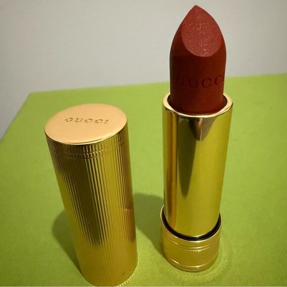 GUCCI ROUGE À LÈVRES MAT LIPSTICK – JANET RUST 505 - Picture 12 of 17